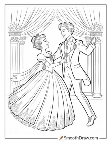 Prince And Princess Dance Dress