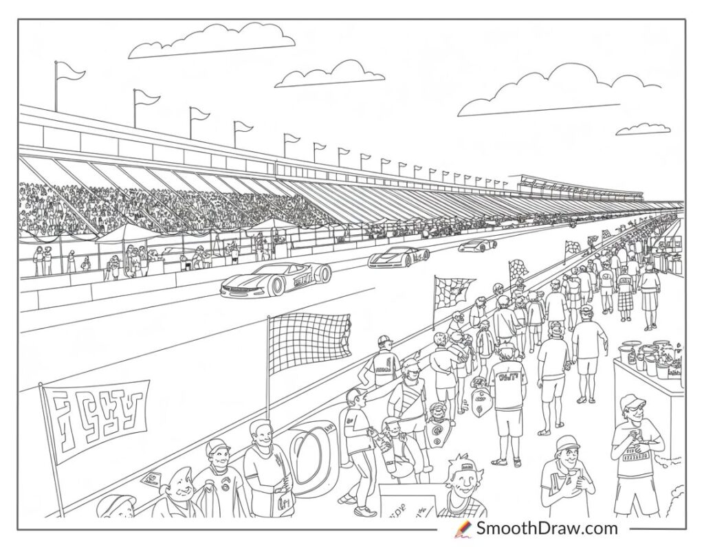 43 Nascar Coloring Pages (Free PDF Printables)