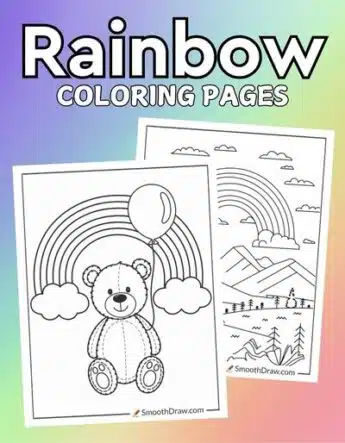 Rainbow coloring pages f