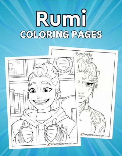 Rumi coloring pages f