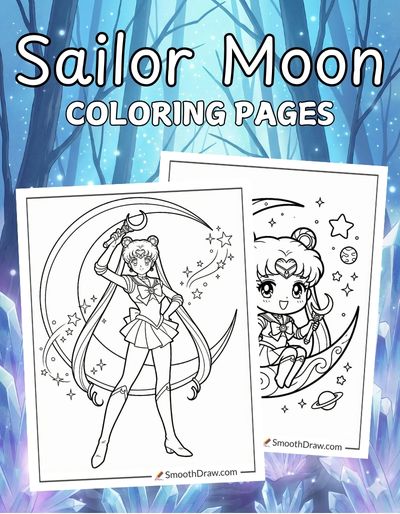 Sailor Moon coloring pages f