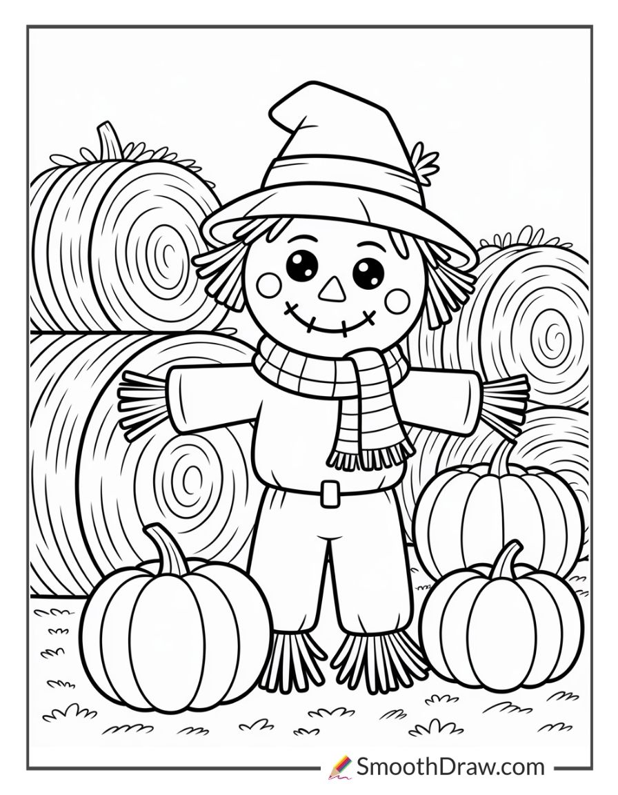 Scarecrow With Scarf