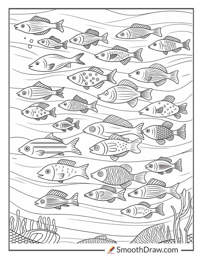 76 Fish Coloring Pages (Print 100% Free)