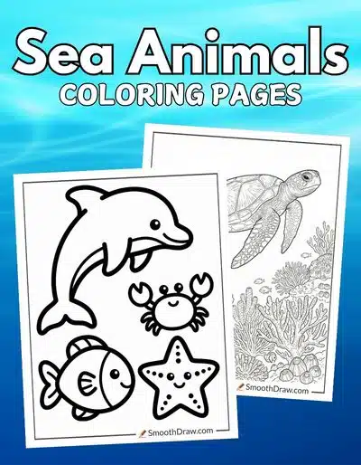 Sea Animals coloring pages f