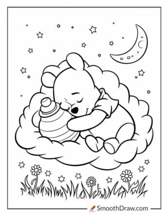 Sleeping Winnie the Pooh