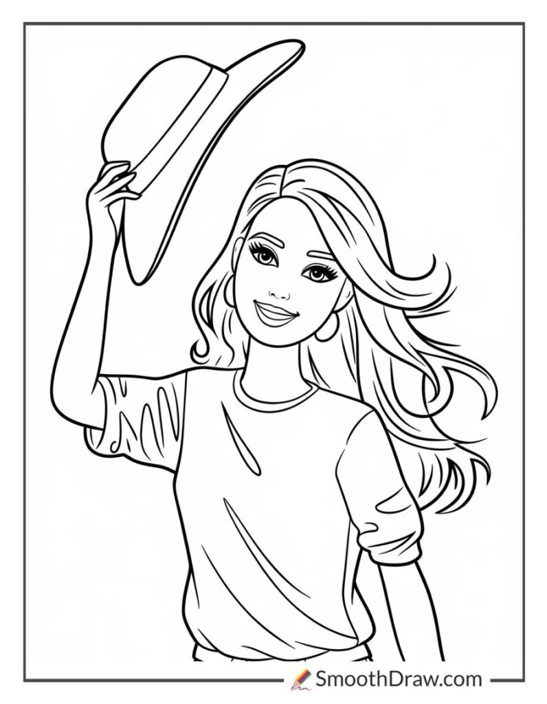 Barbie Drawing.pdf 48 Barbie Coloring Pages (Free PDF Printables)