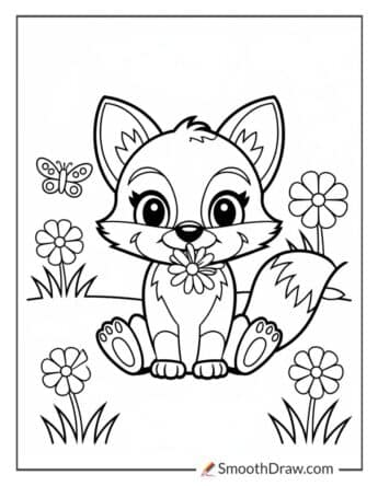 Smiling fox