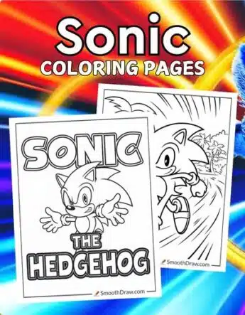 Sonic coloring pages