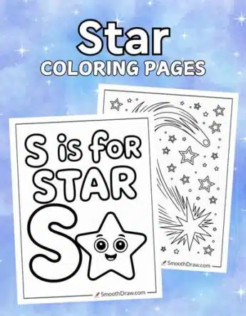 Star coloring pages
