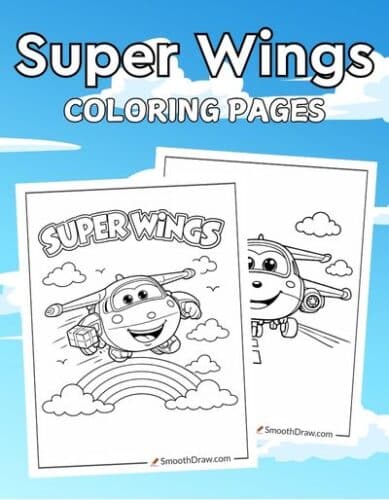 Super Wings coloring pages f