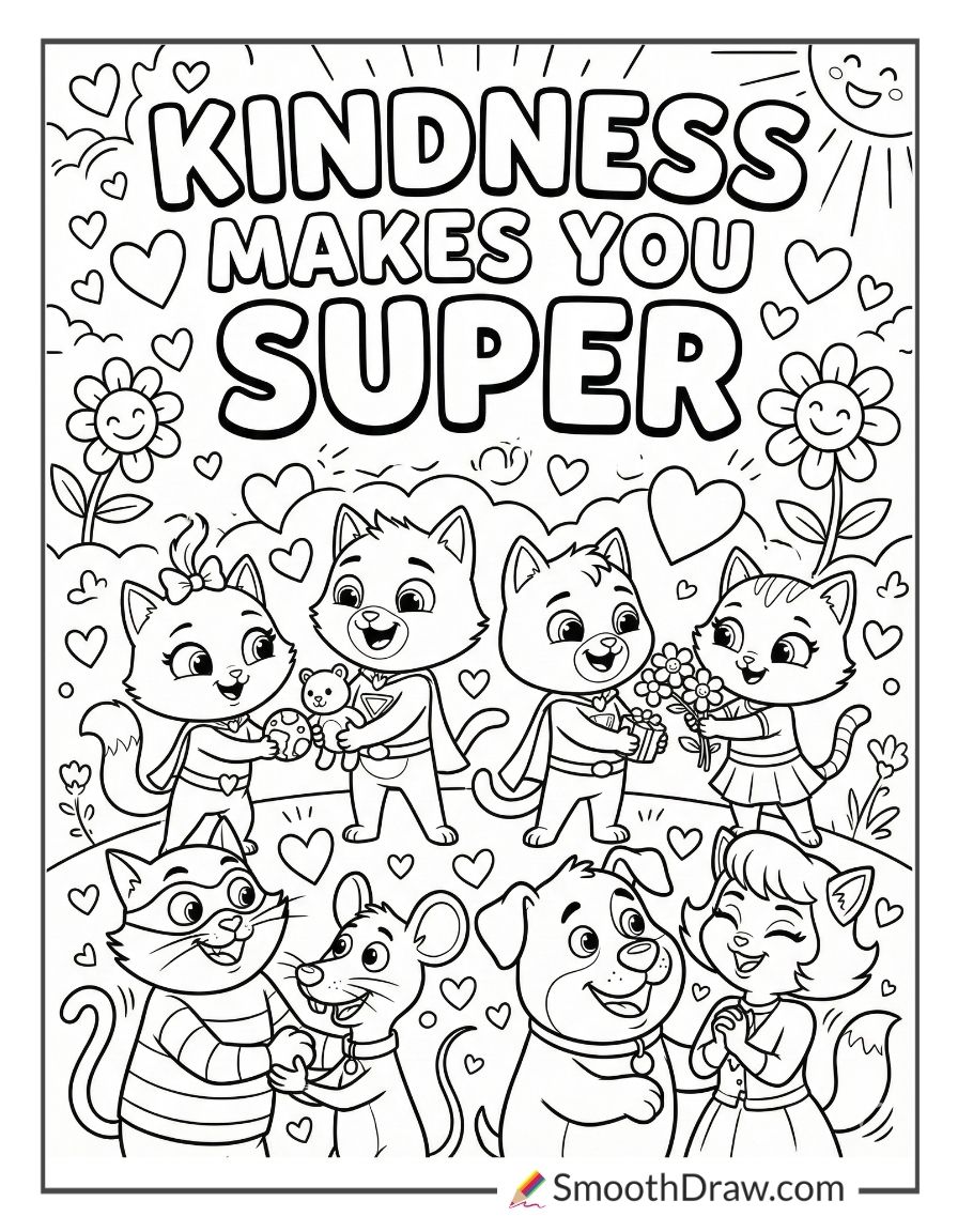 SuperKitties Kindness Makes You Super
