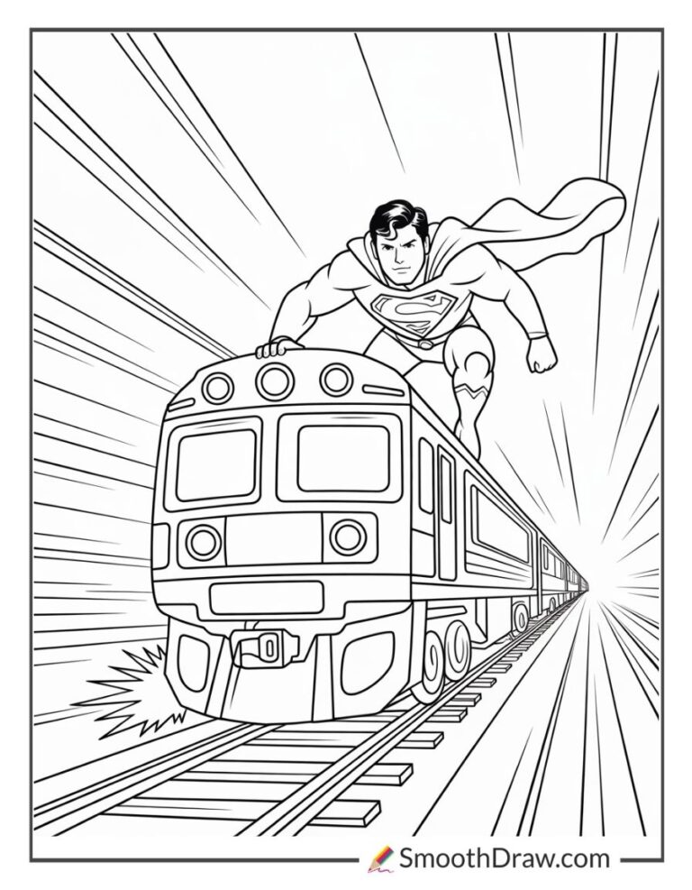 46 Train Coloring Pages (Free PDF Printables)