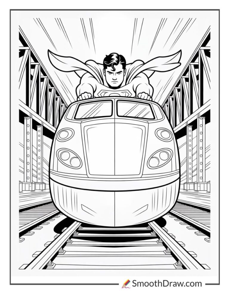 46 Train Coloring Pages (Free PDF Printables)