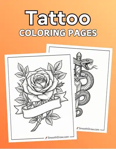 Tattoo coloring pages f