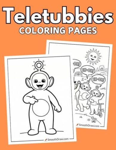 Teletubbies coloring pages f