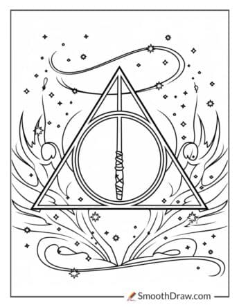 The Deathly Hallows symbol