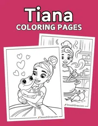 Tiana coloring pages f