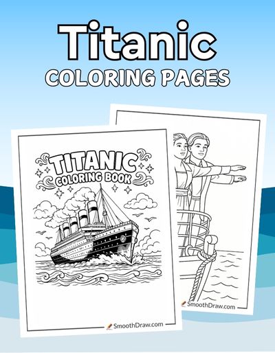 Titanic coloring pages f