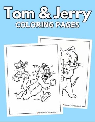 Tom & Jerry coloring pages f