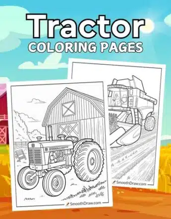Tractor coloring pages f