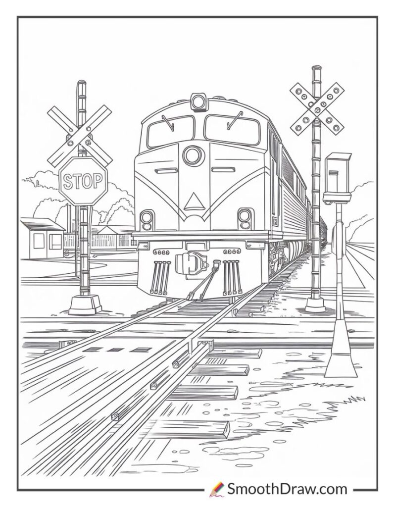 46 Train Coloring Pages (Free PDF Printables)