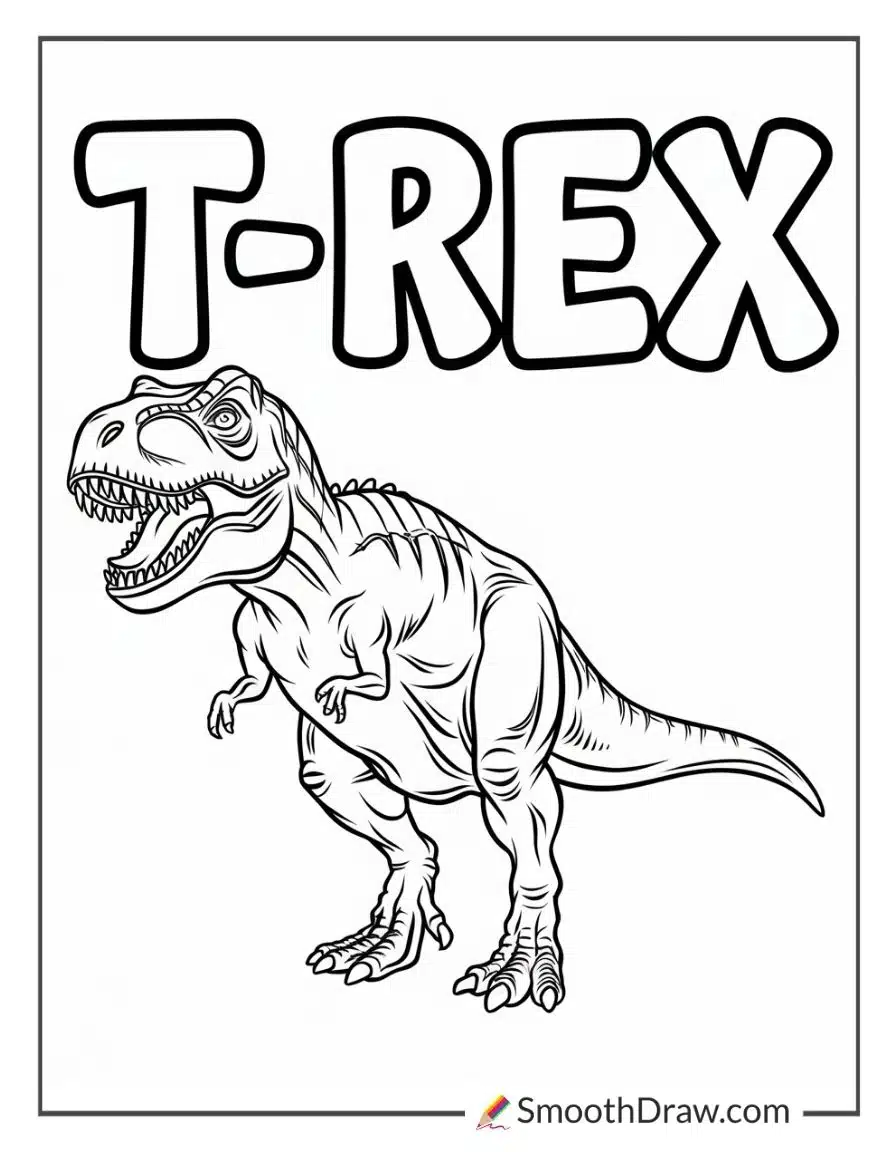  29 Dinosaur Coloring Pages (Free PDF Printables) Bildidee 