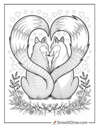Valentine’s Day fox