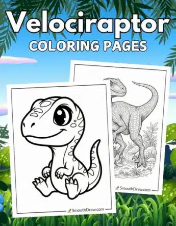 Velociraptor coloring pages f