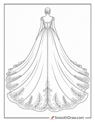 Wedding Dress With Long Train