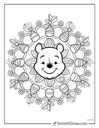 Winnie the Pooh mandala