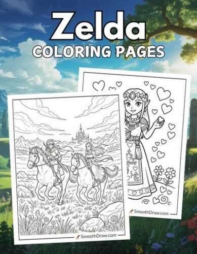 Zelda coloring pages f