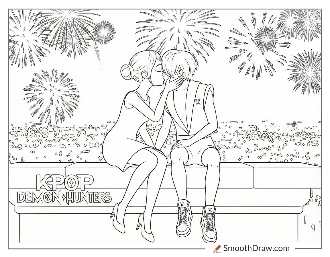 Zoey 4th Of July Fireworks