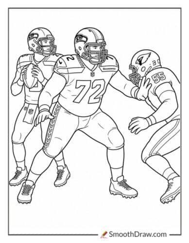 Abraham Lucas Protecting Quarterback