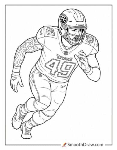 Arden Key Rushing The Quarterback