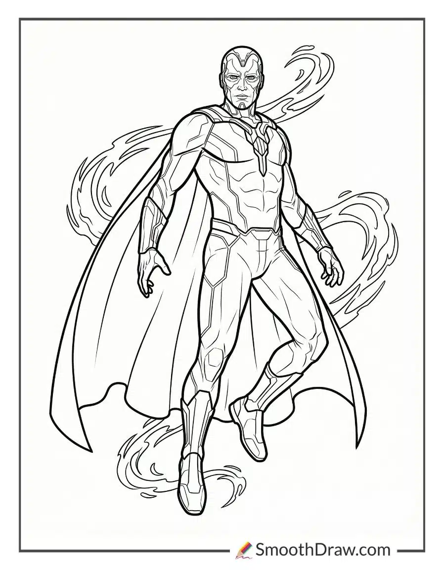 Avengers Cartoon Coloring Pages 2