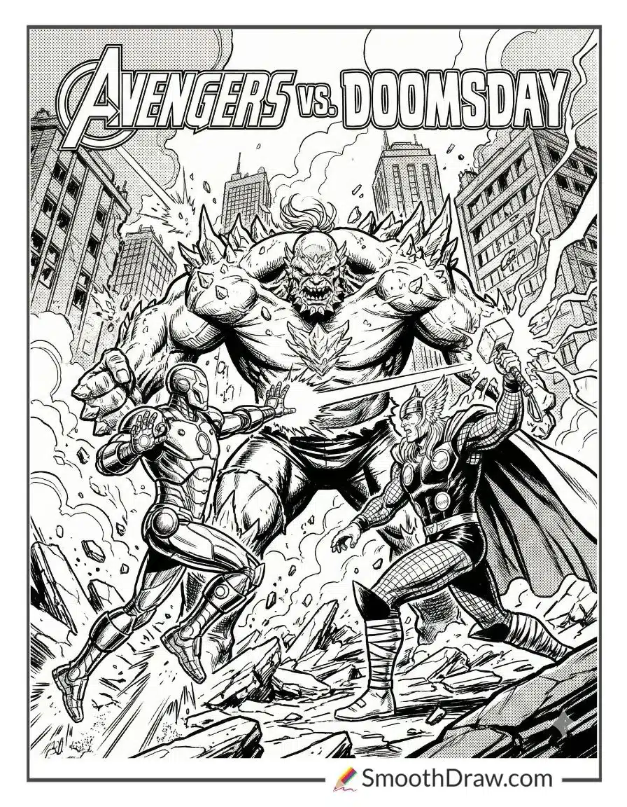 Avengers Doomsday Coloring Pages