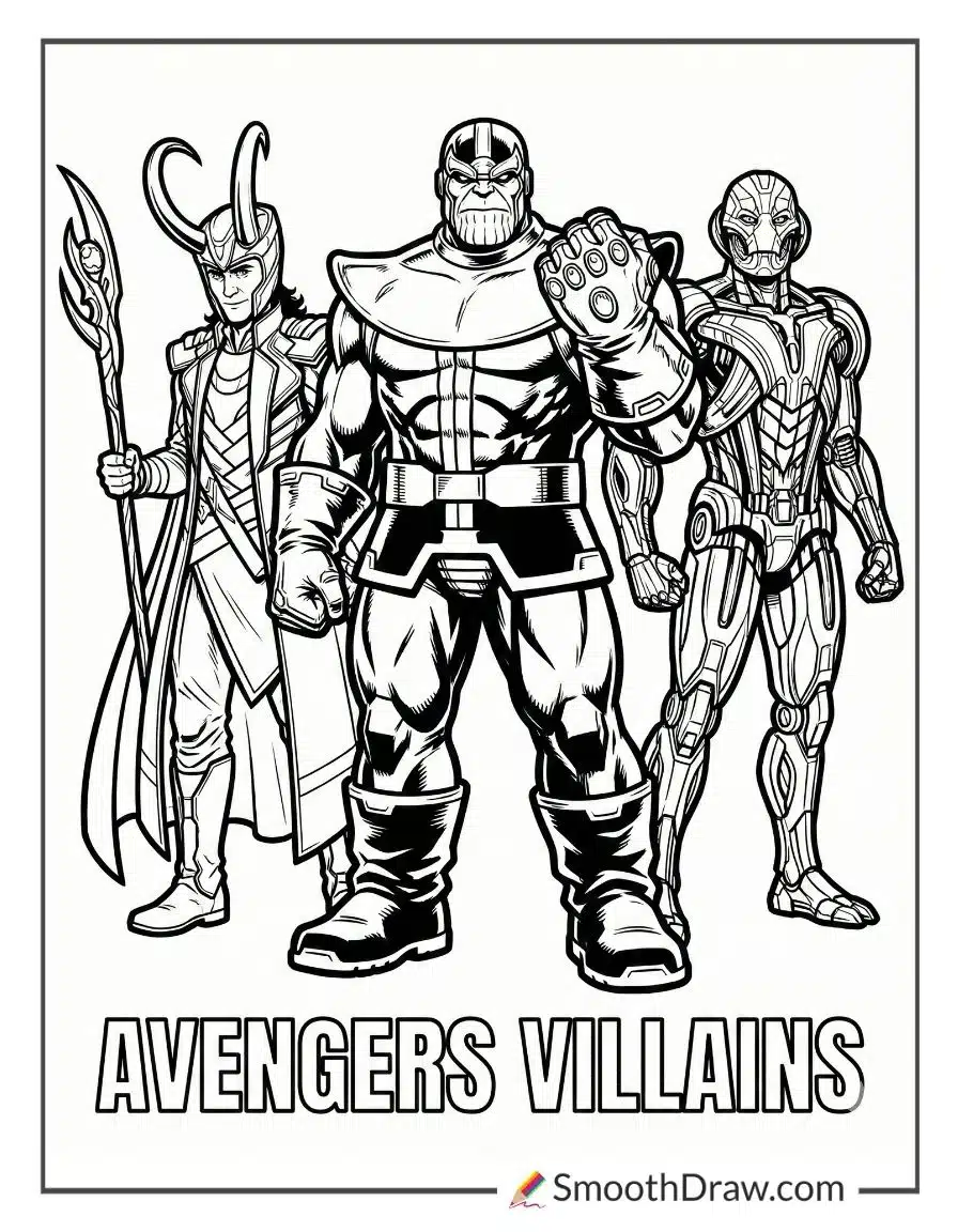 Avengers Villains Coloring Pages