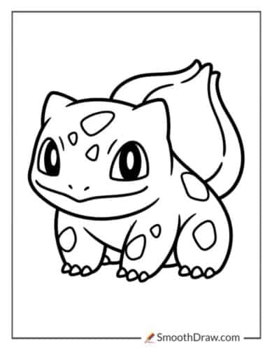 Baby Bulbasaur Coloring Pages