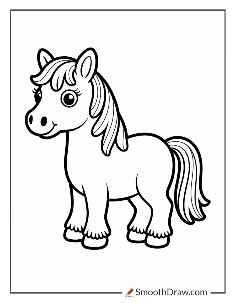 Baby Pony Coloring Pages