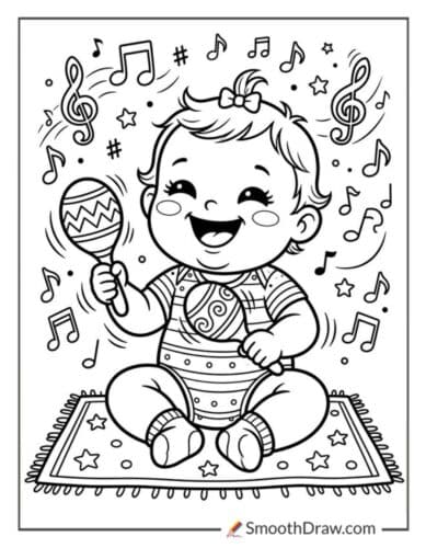 Baby Shaking Maracas