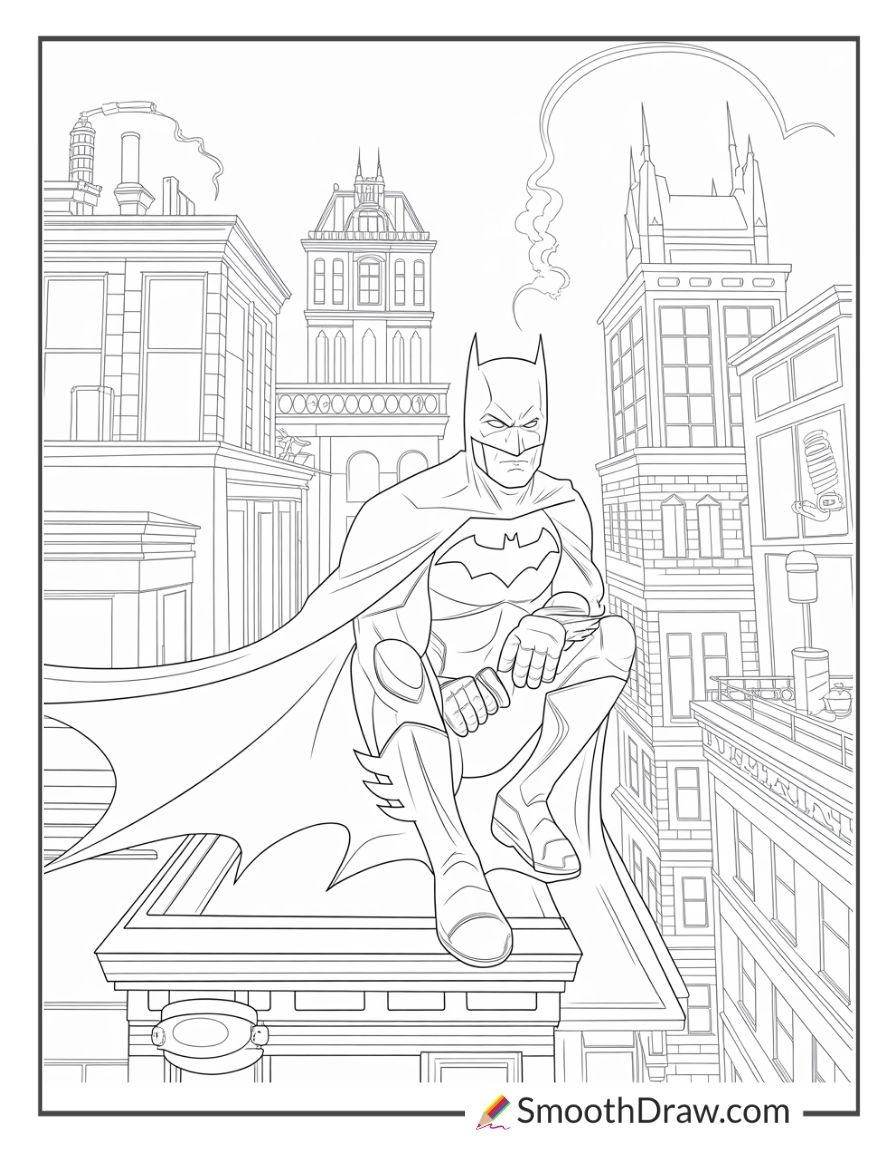 Batman Arkham City Coloring Pages