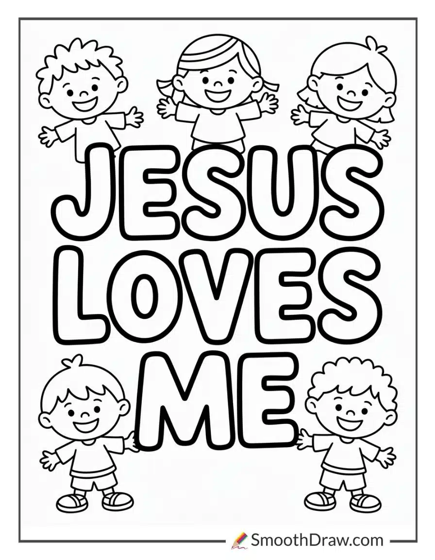 Bible Verse Coloring Pages For Preschoolers