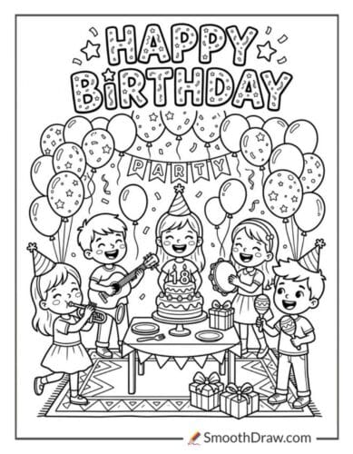 Birthday Party With Music