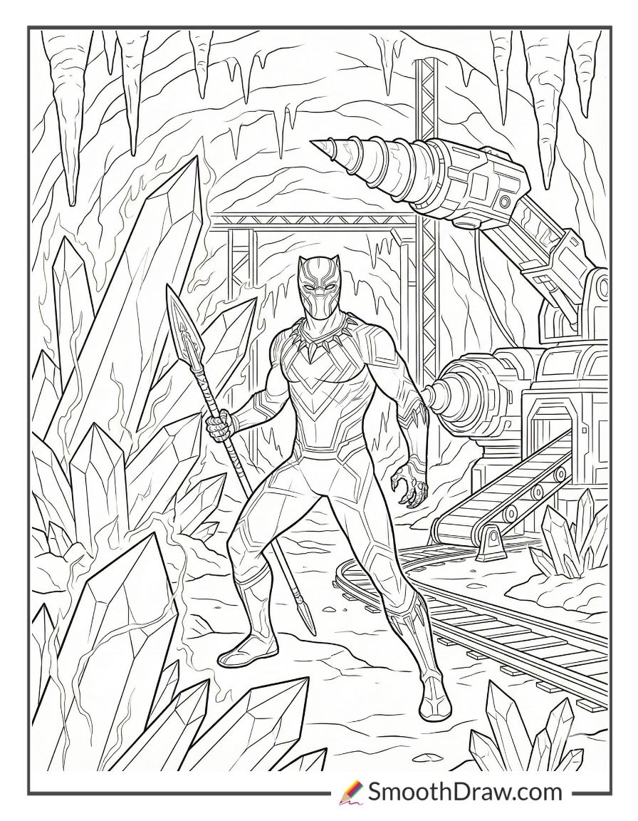 Black Panther Coloring Book