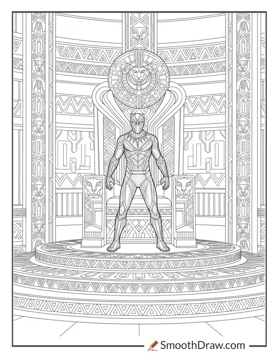 Black Panther Coloring Pages
