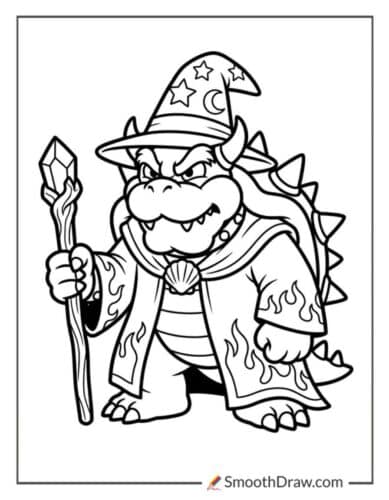 Bowser In A Wizard Costume