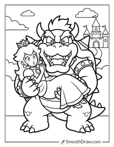 Bowser Kidnapping Princess Peach