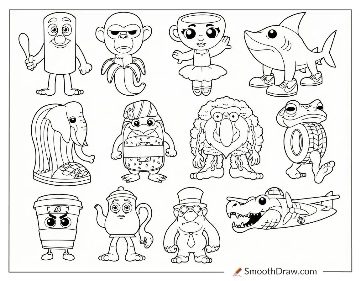 brainrot coloring book