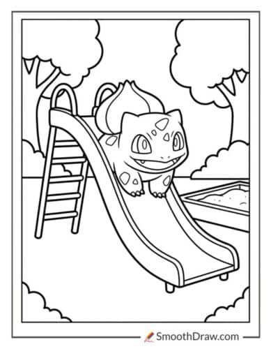 Bulbasaur At A Playground