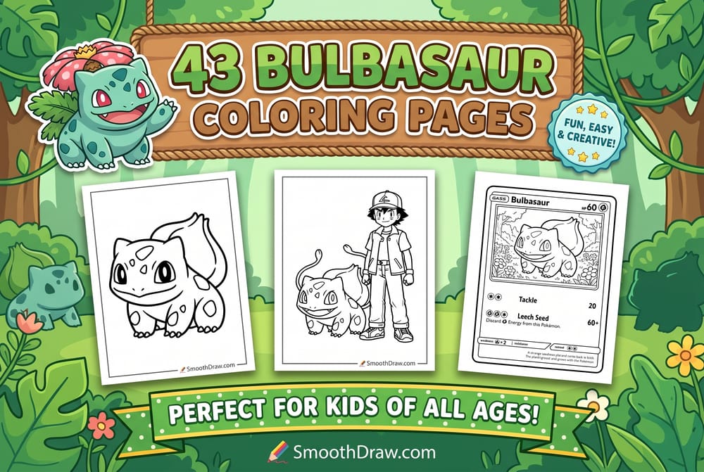 Bulbasaur coloring pages